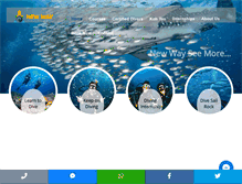 Tablet Screenshot of newwaydiving.com